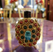 Miniature Gemstone Perfume Bottle